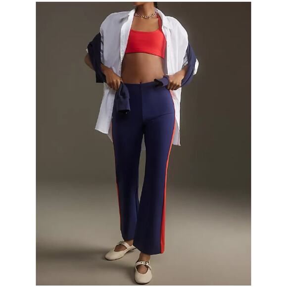 New MAEVE ANTHROPOLOGIE Women's The Margot Kick-Flare Cropped Pants Size XSP - Picture 10 of 10